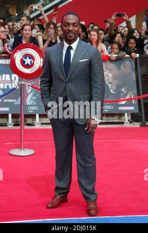 Anthony Mackie arrives to the Captain America: Civil War European Premiere at the Vue Westfield, London, UK, Tuesday 26 April 2016. Photo by Bakounine/ABACAPRESS.COM Stock Photo