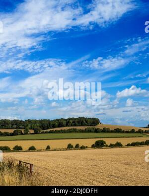 The North Downs Kent Countryside at Charing Stock Photo