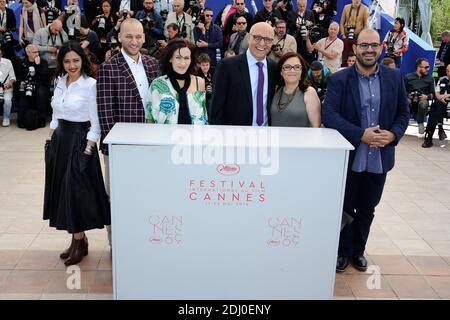 Maisa Abd Elhadi, Doraid Liddawi, Maha Haj, Mahmoud Shawahdeh, Sana Shawahdeh and Amer Hlehel attending the 'Personal Affairs' (Omor Shakhsiya) Photocall at the Palais Des Festivals in Cannes, France on May 12, 2016, as part of the 69th Cannes Film Festival. Photo by Aurore Marechal/ABACAPRESS.COM Stock Photo