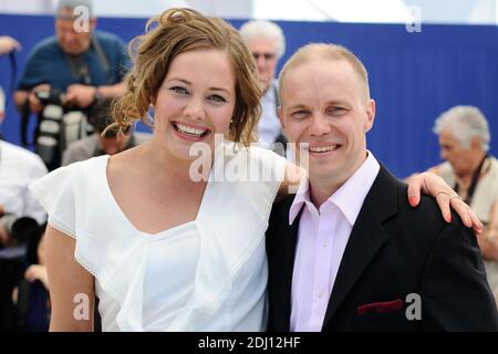 Oona Airola and Juho Kuosmanen attending the 'The Happiest Day in the Life of Olli Maki' Photocall at the Palais Des Festivals in Cannes, France on May 19, 2016, as part of the 69th Cannes Film Festival. Photo by Aurore Marechal/ABACAPRESS.COM Stock Photo