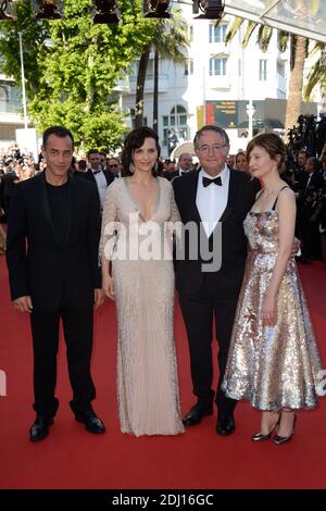 Matteo Garrone, Peter Suschitzky, Juliette Binoche and Alba Rohrwacher attending The Last Face screening at the Palais Des Festivals in Cannes, France on May 20, 2016, as part of the 69th Cannes Film Festival. Photo by Aurore Marechal/ABACAPRESS.COM Stock Photo