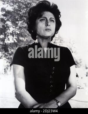 1959 , USA : The italian movie actress ANNA  MAGNANI in THE FUGITIVE KIND ( 1959 -  Pelle di serpente )  by Sidney Lumet , from a play by Tennessee Williams - CINEMA - FILM - attrice ----  Archivio GBB Stock Photo