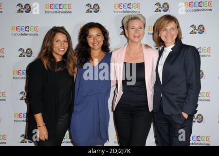 Myriam Seurat, Anais Baydemir, Nathalie Rihouet and Valerie Maurice attending the France Televisions 2016/2017 press conference in Paris, France on June 29, 2016. Photo by Alban Wyters/ABACAPRESS.COM Stock Photo