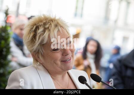 CATHERINE SALVADOR - Inauguration de la place Henri Salvado face à l'Olympia. Photo by Nasser Berzane/ABACAPRESS.COM Stock Photo