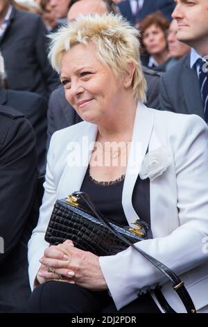 CATHERINE SALVADOR - Inauguration de la place Henri Salvado face à l'Olympia. Photo by Nasser Berzane/ABACAPRESS.COM Stock Photo