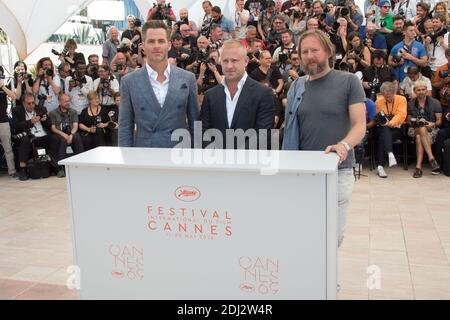 David MACKENZIE - Ben FOSTER - Chris PINE - 69E FESTIVAL DE CANNES 2016 - PHOTOCALL 'HELL OR HIGH WATER' Photo by Nasser Berzane/ABACAPRESS.COM Stock Photo