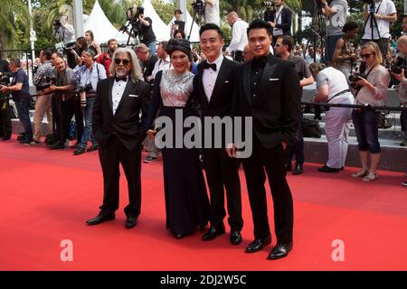 SU WAN HANAFI, MASTURA AHMAD, BOO JUNFENG, FIRDAUS RAHMAN - CANNES 2016 - MONTEES DU FILM 'PATERSON' Photo by Nasser Berzane/ABACAPRESS.COM Stock Photo