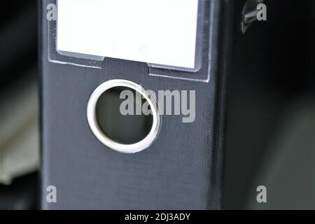 An concept Image of a binder with copy space Stock Photo