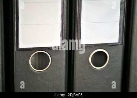 An concept Image of a binder with copy space Stock Photo