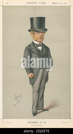 Politicians - Vanity Fair. 'A nice little fellow.' The Hon. Gerard James Noel'. 18 March 1871, Carlo Pellegrini, 1839–1889, Italian, 1871, Chromolithograph Stock Photo