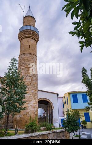 Taht el Kale mosque in old Nicosia, island of Cyprus Stock Photo