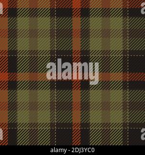 Plaid pattern seamless tartan check plaid for skirt, tablecloth, blanket, duvet cover, or other modern textile print. Stock Vector