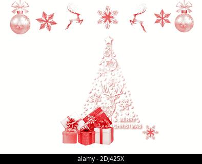 Christmas greeting card Stock Photo