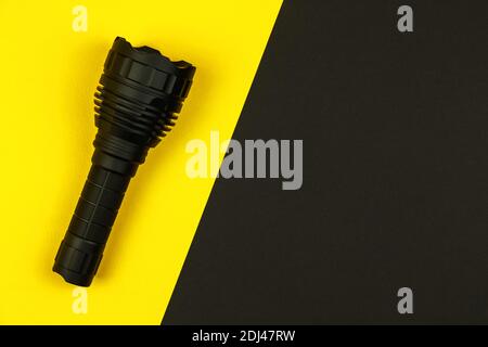 Large hand lantern on a simple flat background, space for text, copy space, lighting Stock Photo