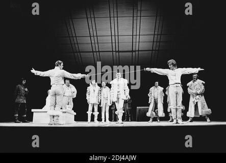Alan Howard (Hamlet) in HAMLET by Shakespeare at the Royal Shakespeare ...