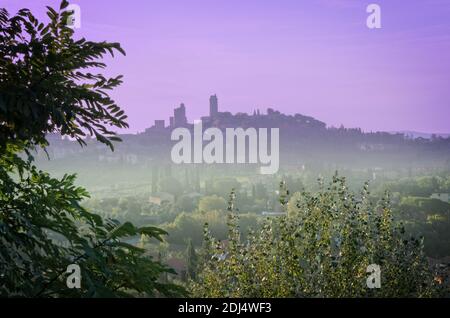San Gimignano panorama - Tuscany Italy Stock Photo