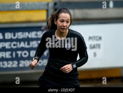 Dartford, UK. 13th Dec, 2020. Referee Georgia Ball during the FAWSL2 match between London City Lionesses and Liverpool Women at Princes Park, Dartford, England on 13 December 2020. Photo by Liam McAvoy. Credit: PRiME Media Images/Alamy Live News Stock Photo