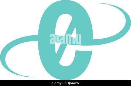 Number zero logo icon design vector illustration Stock Vector