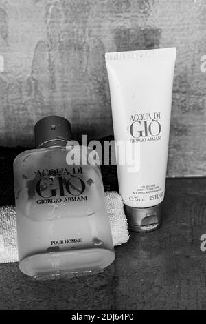 The luxury Acqua di Gio eau de toilette and shower gel from Armani