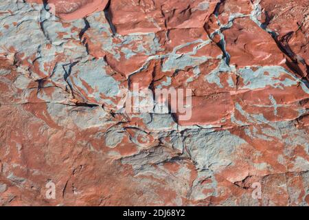 Background of gray and terracotta clay. Shade of clay Stock Photo