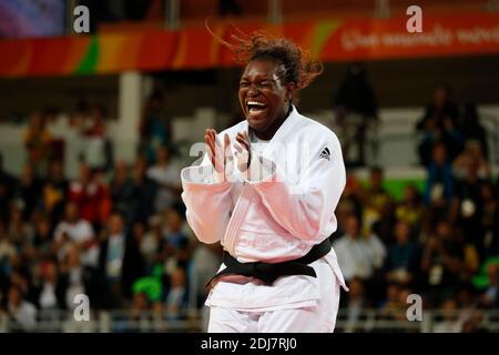 France's Emilie Andeol won the Gold medal in the Women + 78kg Judo event in Carioca Olympic Hall, Rio, Brasil on August 12th, 2016. Photo by Henri Szwarc/ABACAPRESS.COM Stock Photo