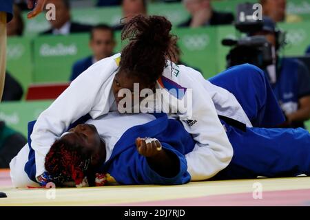 France's Emilie Andeol won the Gold medal in the Women + 78kg Judo event in Carioca Olympic Hall, Rio, Brasil on August 12th, 2016. Photo by Henri Szwarc/ABACAPRESS.COM Stock Photo