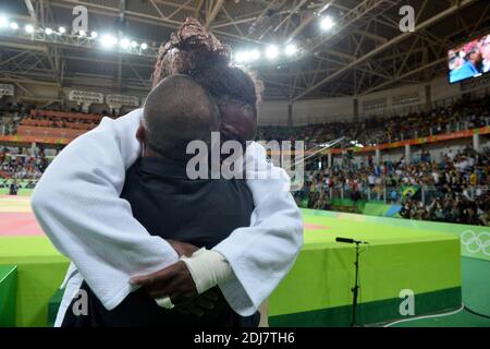 France's Emilie Andeol won the Gold medal in the Women + 78kg Judo event in Carioca Olympic Hall, Rio, Brazil on August 12th, 2016. Photo by Lionel Hahn/ABACAPRESS.COM Stock Photo