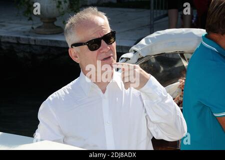 Thierry Fremaux arriving at the Excelsior Hotel on the Lido in Venice, Italy as part of the 73rd Mostra, Venice International Film Festival on September 02, 2016. Photo by Aurore Marechal/ABACAPRESS.COM Stock Photo