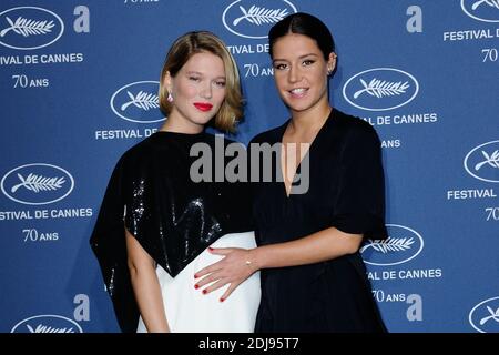 Lea Seydoux attending the photocall before the Louis Vuitton show as part  of Paris Fashion Week Fall/Winter 2016/17 on march 09, 2016 in Paris,  France. Photo by Aurore Marechal/ABACAPRESS.COM Stock Photo 