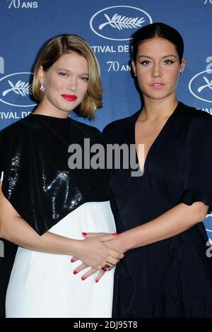 Lea Seydoux and Adele Exarchopoulos (pregnant) attending the Louis