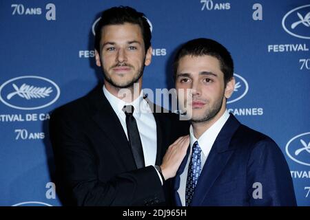 Gaspard Ulliel and Xavier Dolan attending the 70th Cannes Film Festival ...