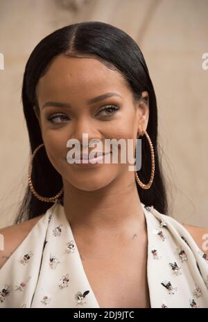 Rihanna attends the Christian Dior show as a part of Paris Fashion Week Ready to Wear Spring/Summer 2017 on 30 , 2016 in Paris, France. Photo by Laurent Zabulon /ABACAPRESS.COM Stock Photo
