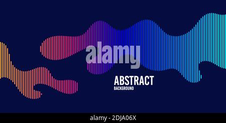 Modern colored poster for sports. Abstract vector style. Illustration suitable for design - Vector Illustration Stock Vector