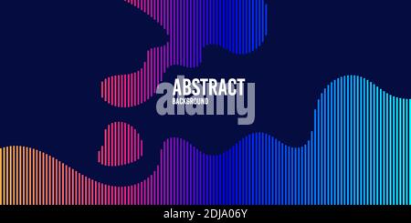Modern colored poster for sports. Abstract vector style. Illustration suitable for design - Vector Illustration Stock Vector