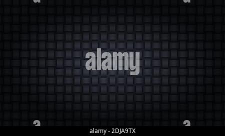 Dark background with lighting. Carbon fiber texture, vector illustration. Stock Vector