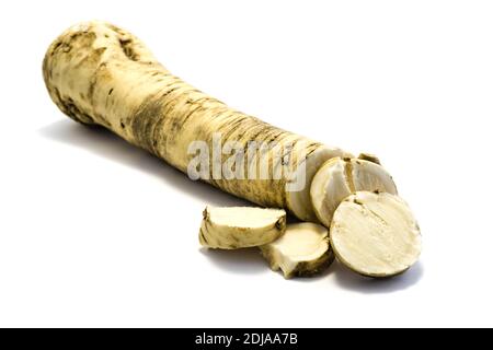 horseradish isolated on white background Stock Photo