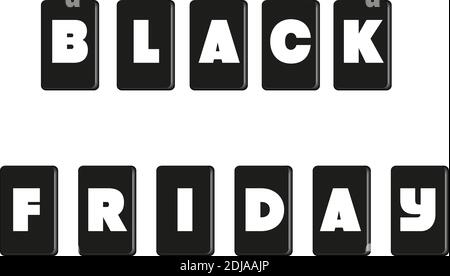 Vector set of realistic isolated blank price tag coupons for Black Friday sale for decoration and covering on the white background. Stock Vector