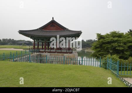 Gyeongju palace. former Silla kingdom of Korea Stock Photo