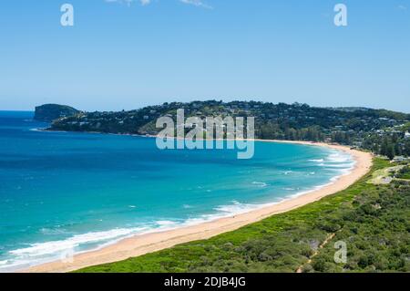 The coast of palm beach sydney australia Stock Photo
