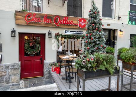 ka Ka Qellu is a traditional Albanian restaurant in New York City