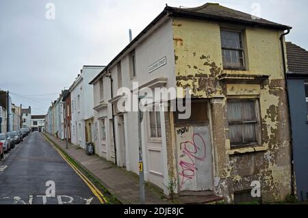 The corner of Guildford Street in Brighton Stock Photo