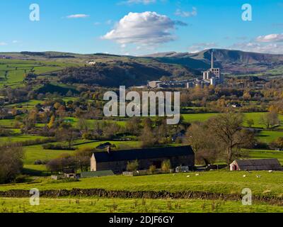 Hope Valley Cement works Stock Photo - Alamy