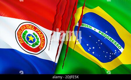 3d Rendering Of Brazil Flag Waving Stock Photo Alamy