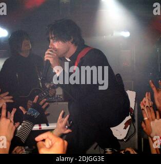 Exclusive!! Jared Leto and his band '30 Seconds to Mars' perform at the Culture Room  Ft. Lauderdale Fl. 3/16/06 Stock Photo