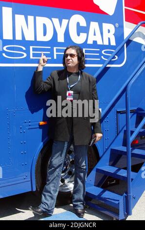 Gene Simmons of Kiss at Toyota Indy 300 weekend at Homestead Miami Speedway. Indy Pro Series Qualifying. 03/24/06 Stock Photo