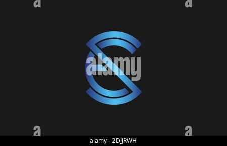 S , E , SE , ES letter logo design and monogram logo. Initial letter se/es logotype company name design. Stock Vector