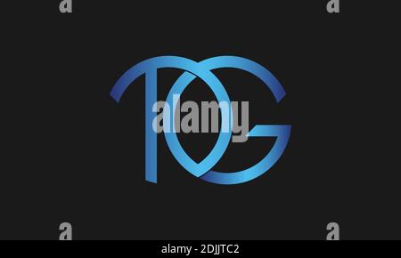 TG Logo, Letter T And Letter G Circle Logo, Business Logo Template. Stock Vector