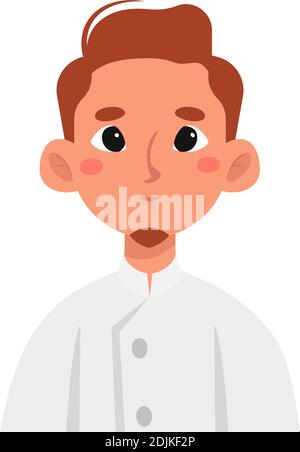 Isolated chef man professions jobs icon- Vector Stock Vector