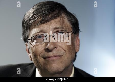 GREAT BRITAIN /England / London / Microsoft founder Bill Gates Stock Photo