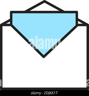 Isolated mail computers tecnology online icon- Vector Stock Vector